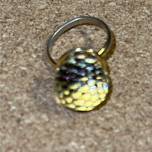 Vintage Disco Ball Adjustable Ring